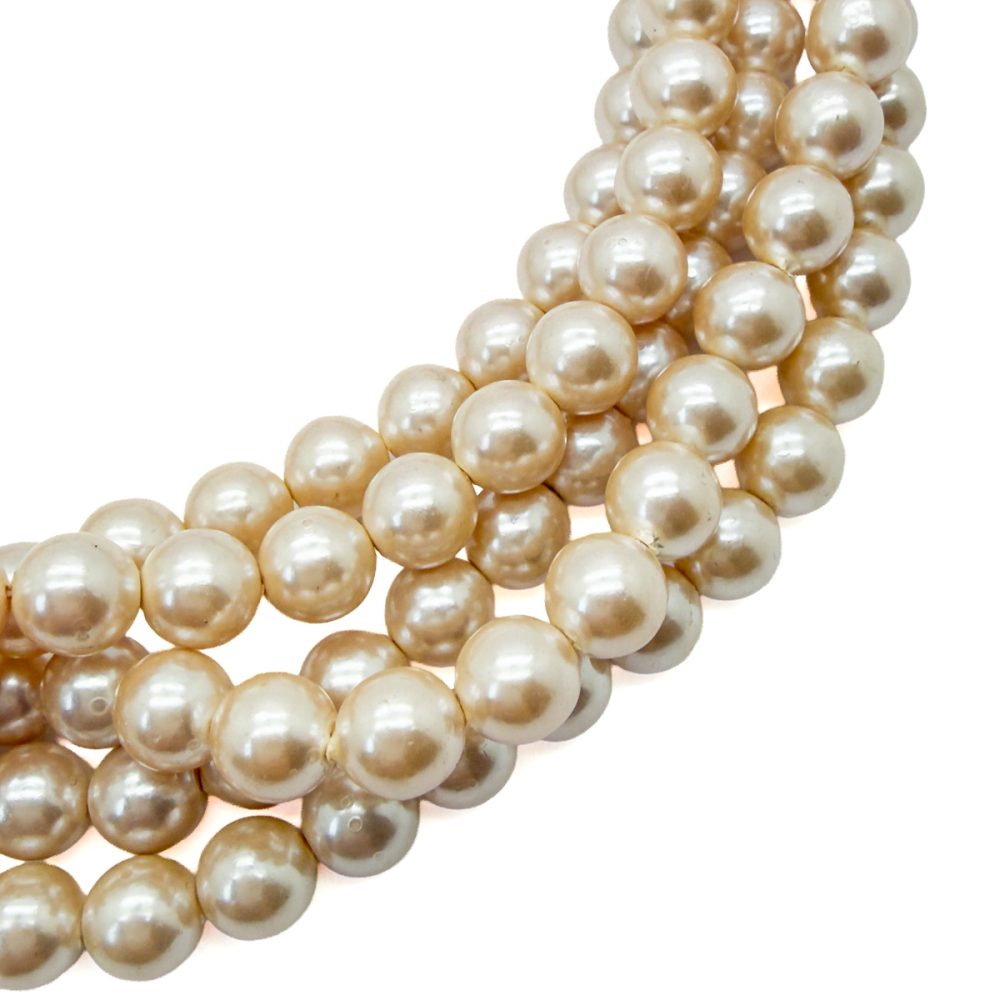 Vintage Five Strand Pearl Necklace