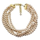 Jennifer Gibson Jewellery 2269 (6) Vintage Five Strand Pearl Necklace