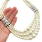 Jennifer Gibson Jewellery 2270 (7) Vintage Deco Inspired Pearl Necklace