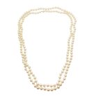 Jennifer Gibson Jewellery 2272 (2) Vintage Long Pearl Rope Necklace