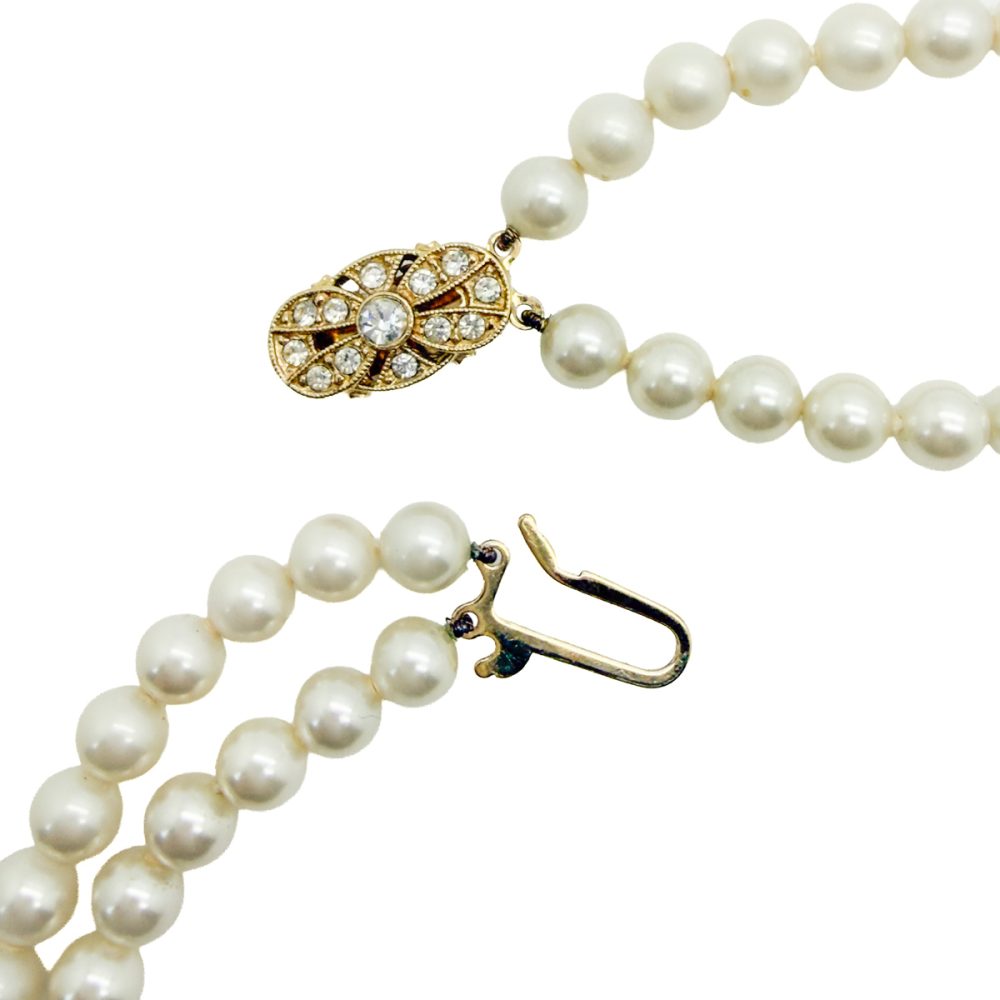 Vintage Double Strand Pearl Necklace