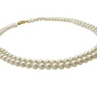 Jennifer Gibson Jewellery 2273 (4) Vintage Double Strand Pearl Necklace