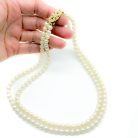 Jennifer Gibson Jewellery 2273 (5) Vintage Double Strand Pearl Necklace