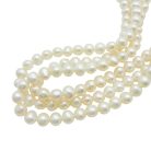 Jennifer Gibson Jewellery 2275 (1) Vintage Flower Clasp Pearl Necklace