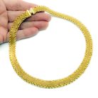 Jennifer Gibson Jewellery 2277 (1) Vintage Gold Mesh Choker Necklace