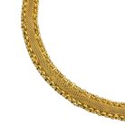 Jennifer Gibson Jewellery 2277 (4) Vintage Gold Mesh Choker Necklace