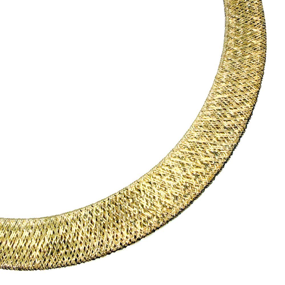 Vintage Gold Vermeil Woven Necklace