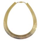 Jennifer Gibson Jewellery 2280 (3) Vintage Gold Plated Cleopatra Necklace