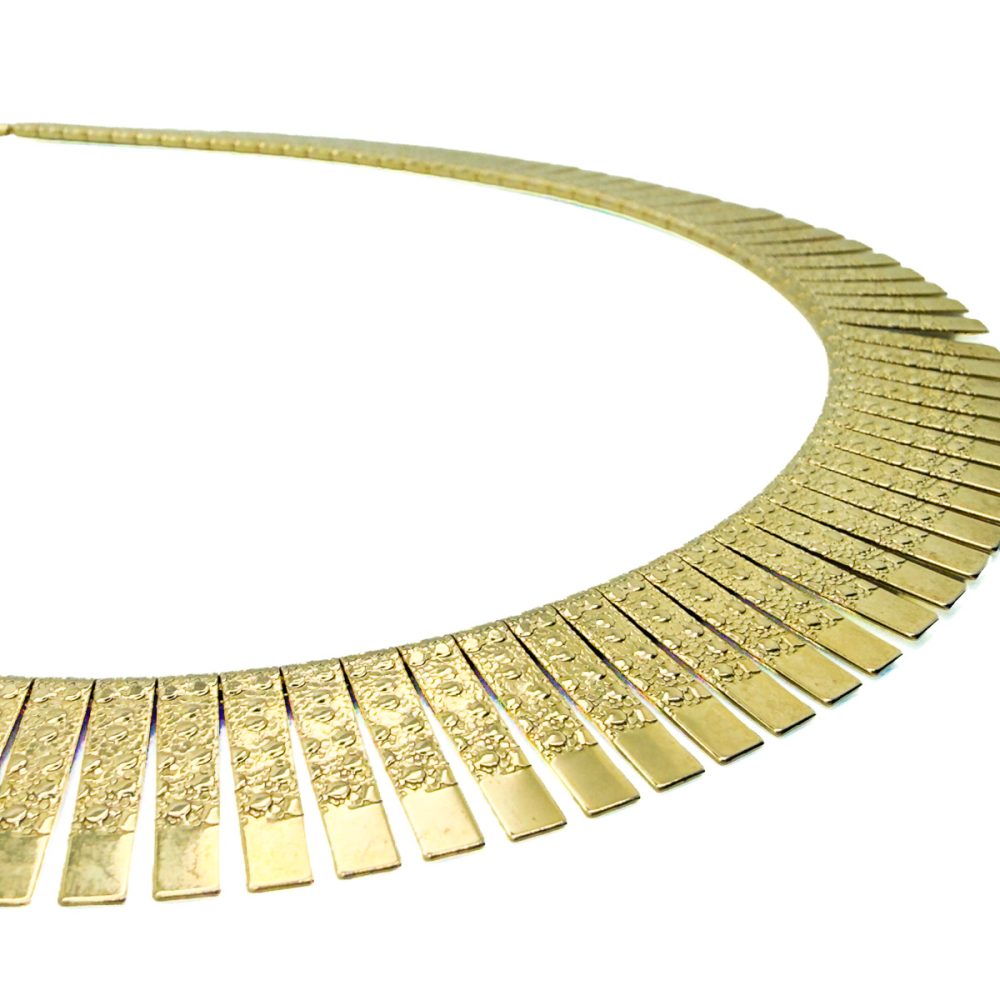 Vintage Gold Plated Cleopatra Necklace