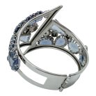 Jennifer Gibson Jewellery 2281 (12) Vintage Fancy Cut Sapphire Crystal Cuff