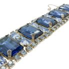 Jennifer Gibson Jewellery 2282 (5) Vintage Oversize Sapphire Crystal Bracelet