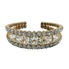 Vintage Schoffel Fancy Crystal Cuff
