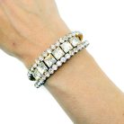 Vintage Schoffel Fancy Crystal Cuff