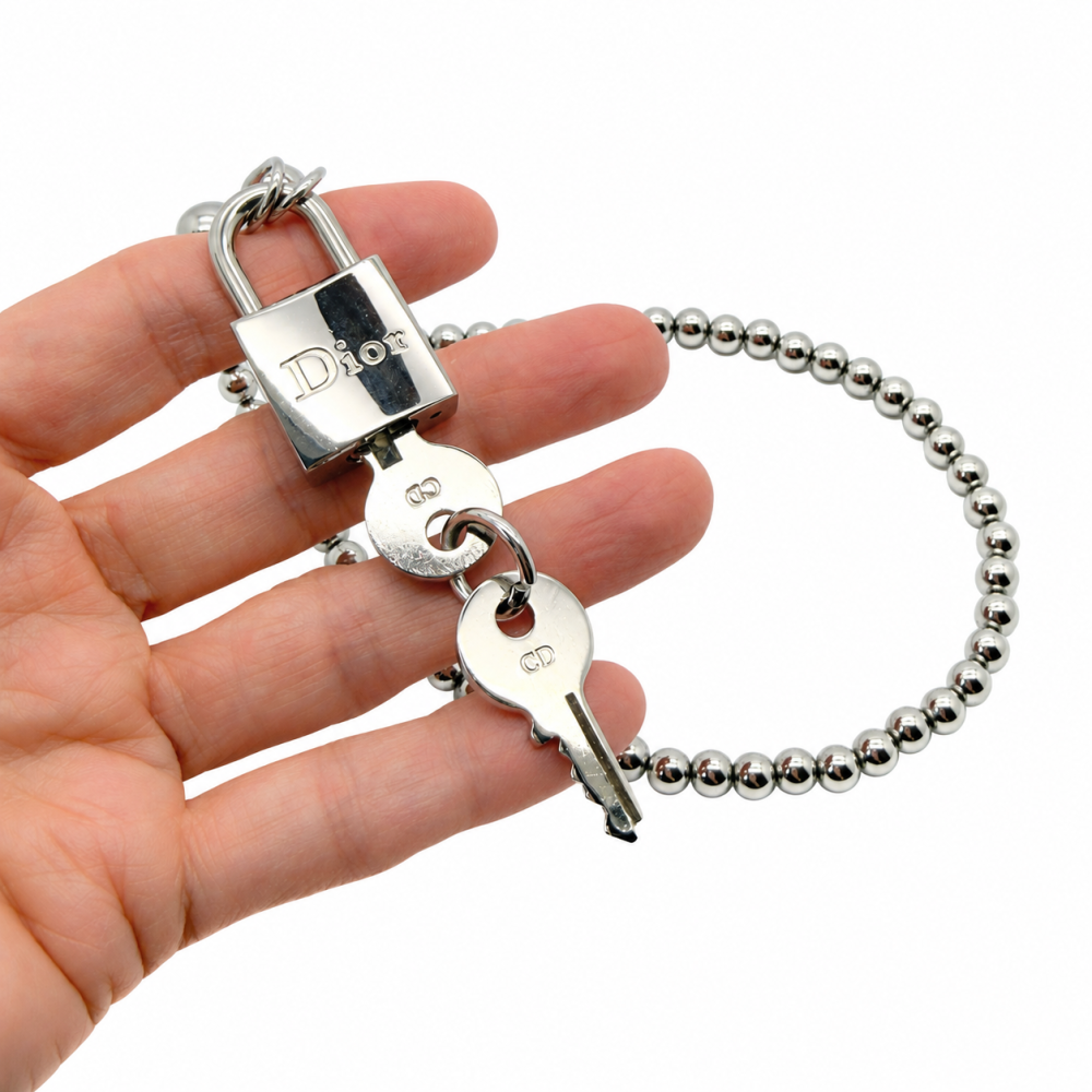 Vintage Dior Padlock Necklace