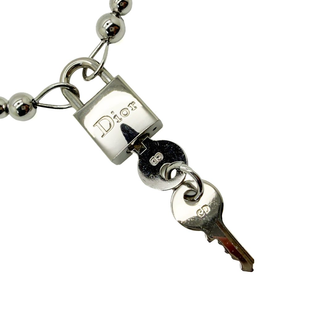 Vintage Dior Padlock Necklace