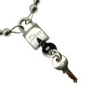 Jennifer Gibson Jewellery 2284 (3) Vintage Dior Padlock Necklace