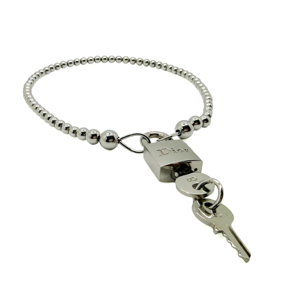 Vintage Dior Padlock Necklace