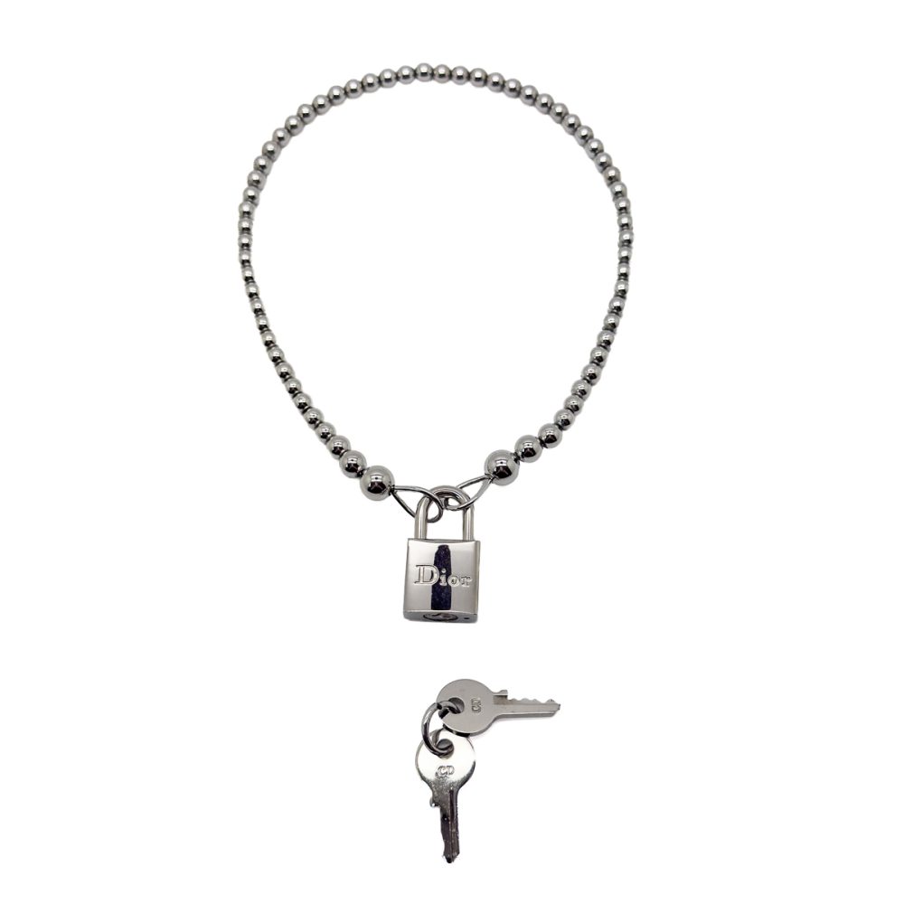 Vintage Dior Padlock Necklace