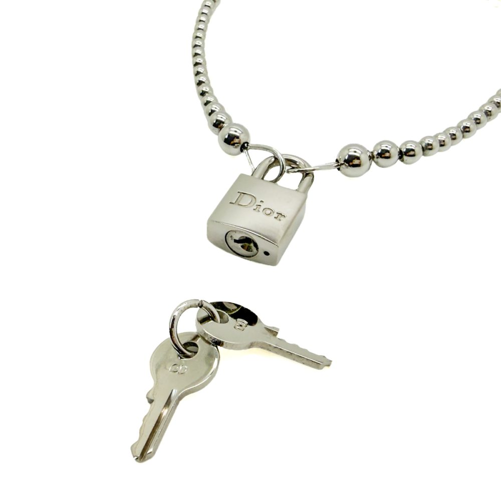 Vintage Dior Padlock Necklace