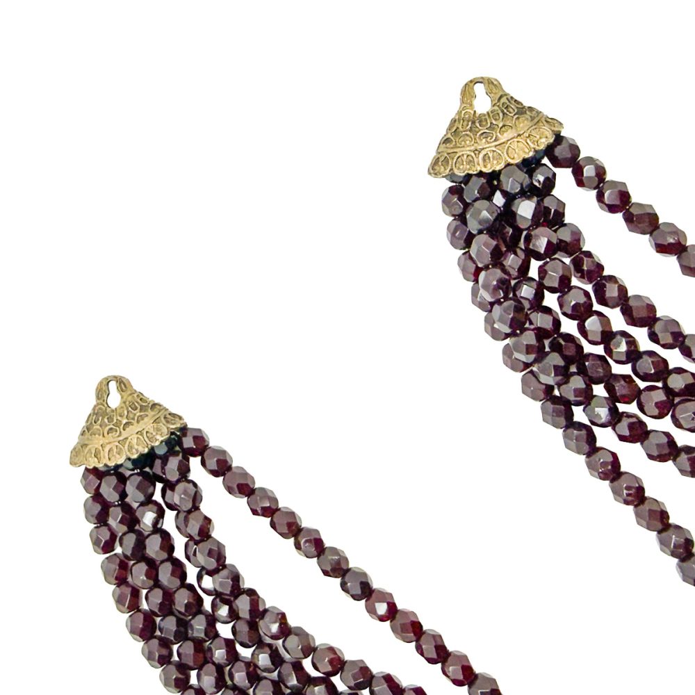 Vintage Dior Poison Garnet Cuffs