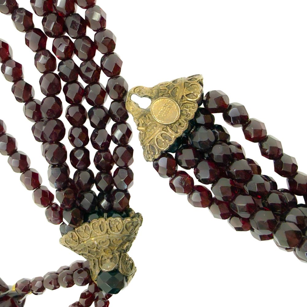 Vintage Dior Poison Garnet Cuffs