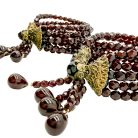 Jennifer Gibson Jewellery 2285 (7) Vintage Dior Poison Garnet Cuffs