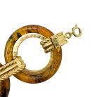 Jennifer Gibson Jewellery 2286 (2) Vintage Dior Tortoiseshell Resin Bracelet