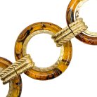 Jennifer Gibson Jewellery 2286 (3) Vintage Dior Tortoiseshell Resin Bracelet