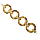 Jennifer Gibson Jewellery 2286 (5) Vintage Dior Tortoiseshell Resin Bracelet