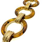 Jennifer Gibson Jewellery 2286 (6) Vintage Dior Tortoiseshell Resin Bracelet