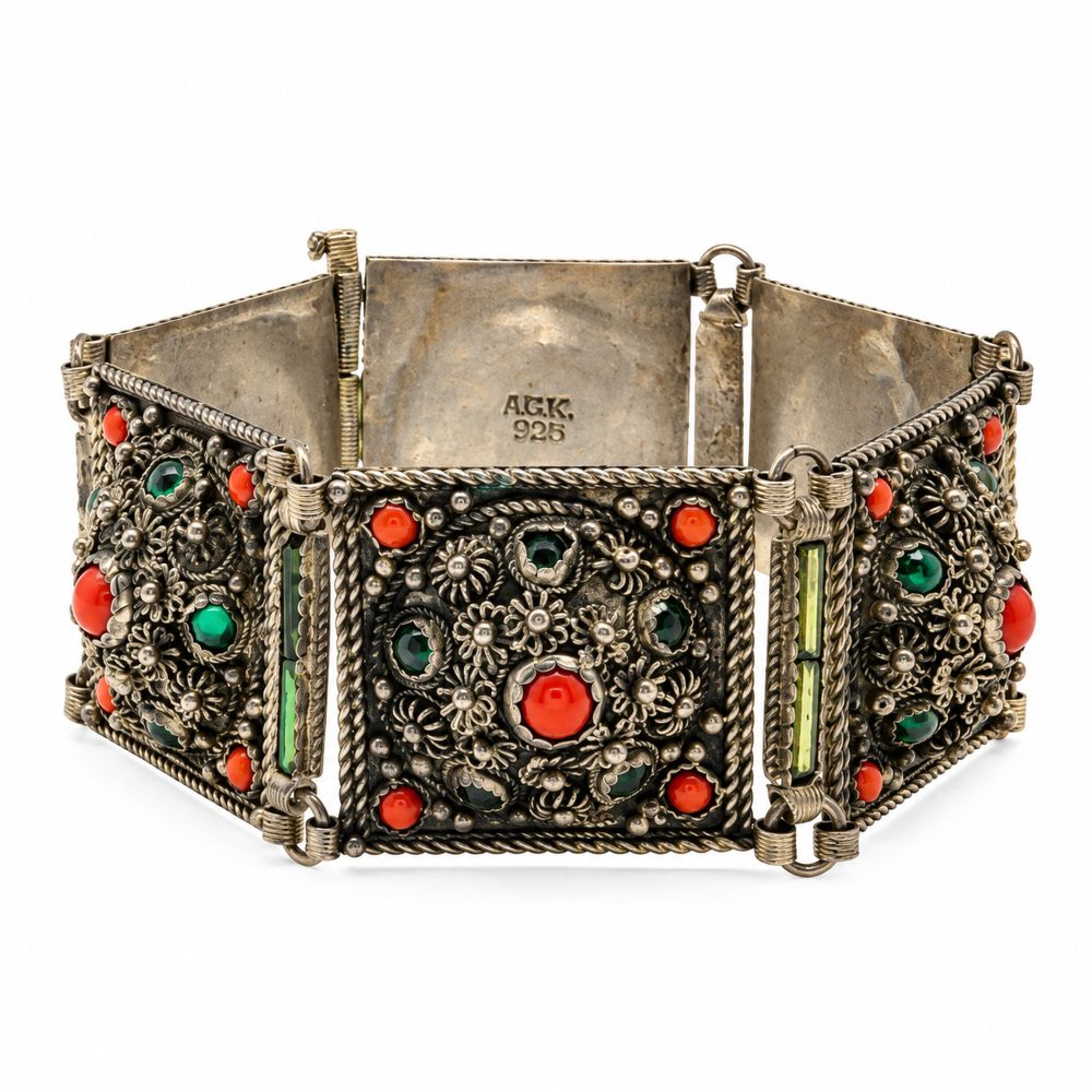 Vintage ACK Silver Bracelet