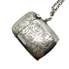 Jennifer Gibson Jewellery 2289 (2) Antique Hallmarked Silver Heart Vesta