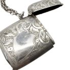 Jennifer Gibson Jewellery 2289 (5) Antique Hallmarked Silver Heart Vesta