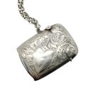 Jennifer Gibson Jewellery 2289 (9) Antique Hallmarked Silver Heart Vesta