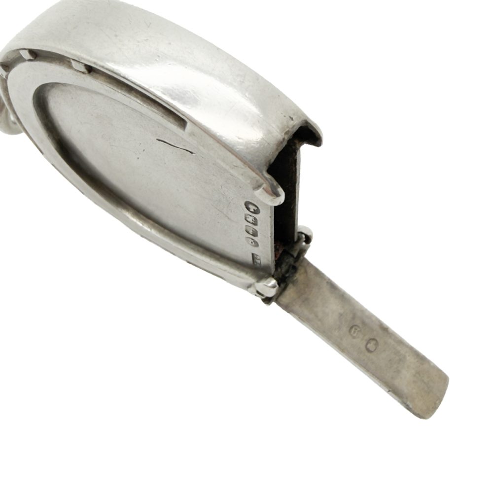 Antique Hallmarked Silver Horseshoe Vesta Case