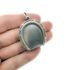 Jennifer Gibson Jewellery 2291 (3) Antique Hallmarked Silver Horseshoe Vesta Case