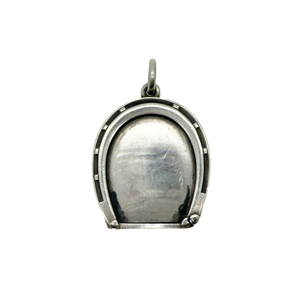 Antique Hallmarked Silver Horseshoe Vesta Case