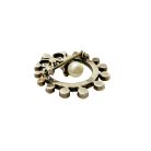 Jennifer Gibson Jewellery 2292 (2) Antique French Silver Belle Epoque Brooch
