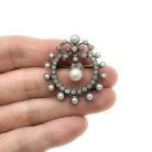 Jennifer Gibson Jewellery 2292 (3) Antique French Silver Belle Epoque Brooch